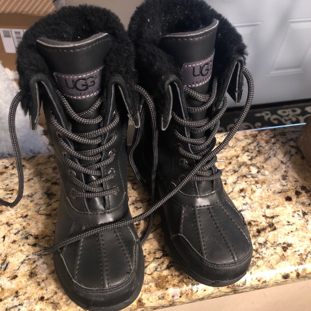 Black rain/ snow boot UGGS